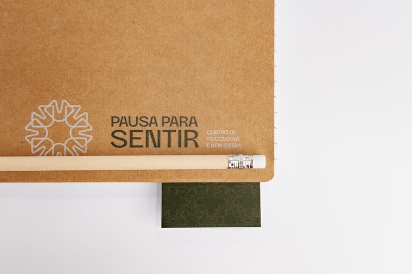 Conjunto Leitura e Apontamentos Pausa Para Sentir